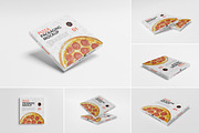 Pizza Box Packaging Mockup, a Packaging Mockup by Graphic Deal (Thumbnail 1 of 7)