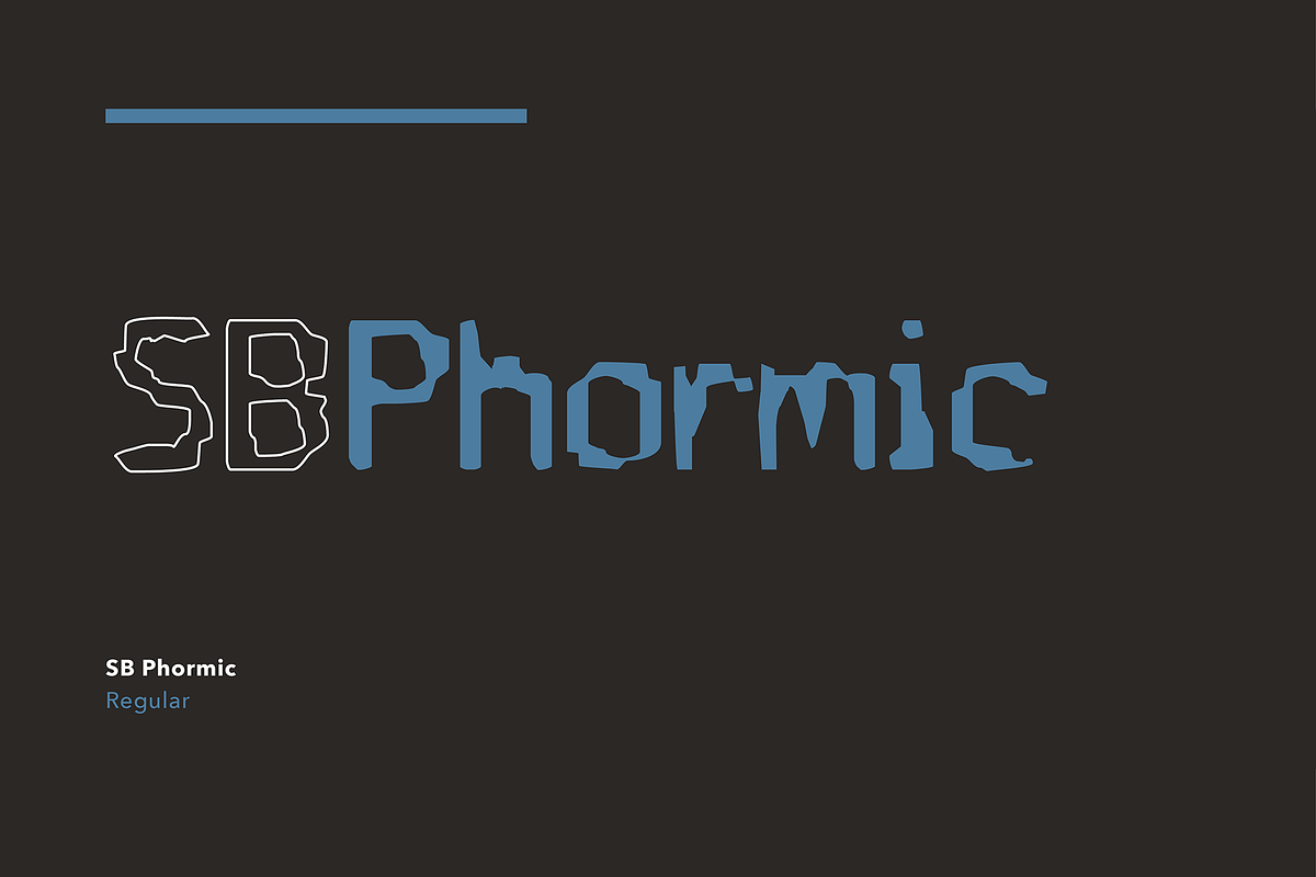SB Phormic - Grunge Font preview 2