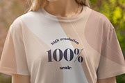 5 Mockups T-Shirt on a Girl Walking, a Shirt Mockup by Grow Design Craft Studio (Thumbnail 6 of 8)