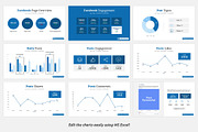 Facebook Report PowerPoint Template, a Presentation Template by SlideBunny (Thumbnail 7 of 11)