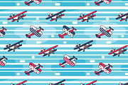 6 transport seamless pattern, a Pattern Graphic by EvgeniaV (Thumbnail 6 of 7)