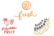 Hand-Drawn Fruit Clipart, an Illustration by Jordyn Grace Design (Thumbnail 2 of 3)