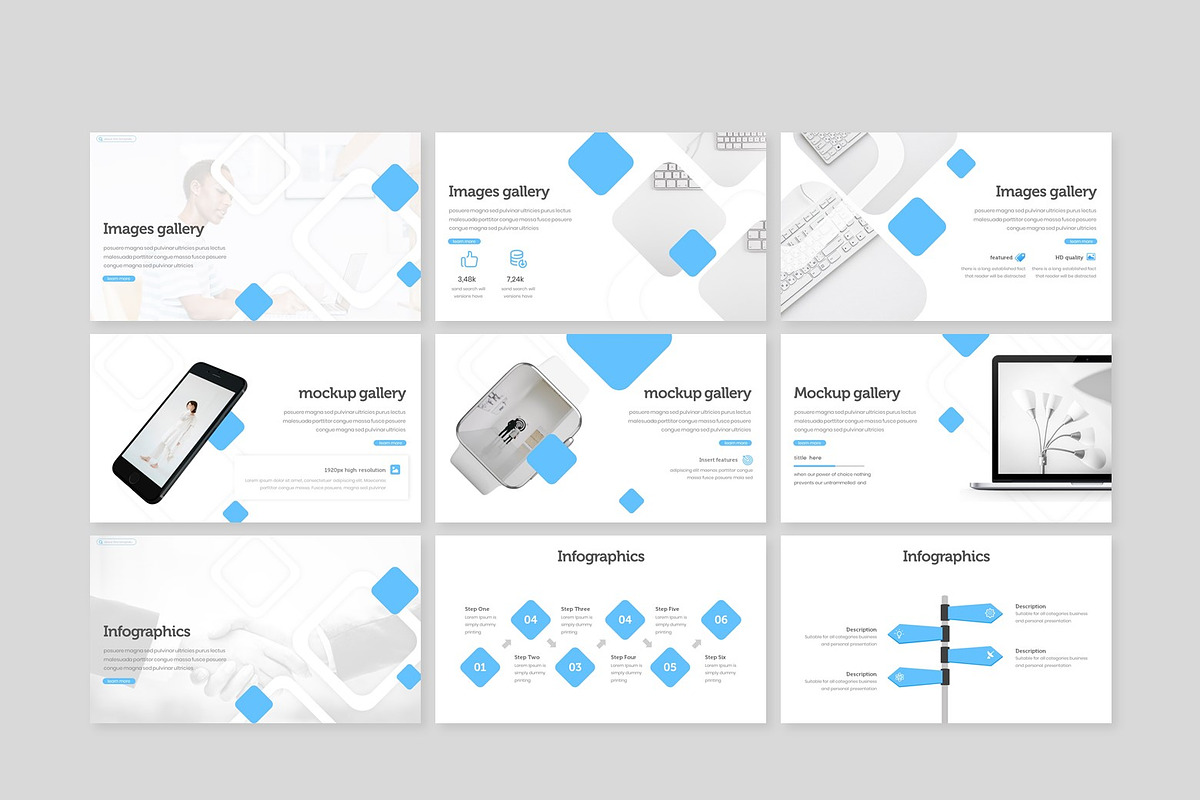 Modular - Powerpoint Template, a Presentation Template by inspirasign