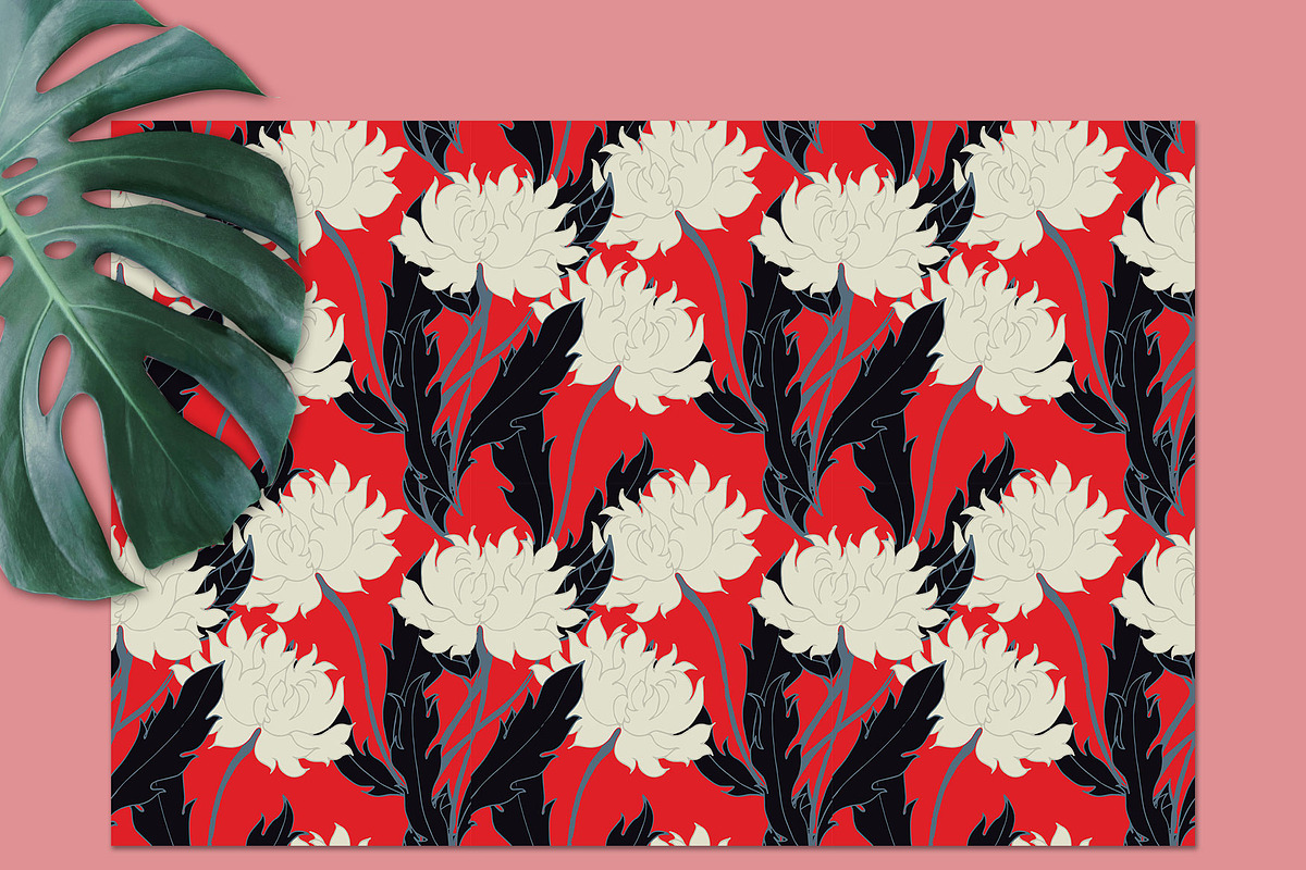 20JPG/EPS Tropical floral pattern, a Pattern Graphic by Theraphosath (Photo 13 of 30)