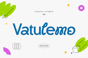 Vatulemo - Experimental Sans Serif