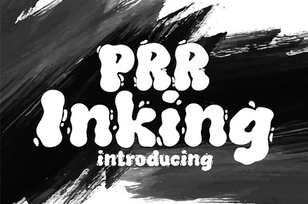 PRR Inking Font, a Handwritten Font by Fox7 By Rattana