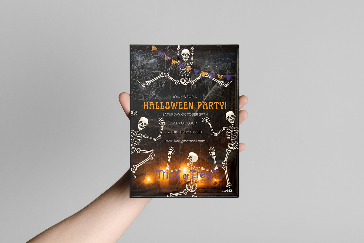 Editable Halloween Invitation, an Invitation Template by ForeverPrint (Photo 4 of 6)