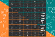 75 Procreate Summer Stamps, a Brush Add-On by SmuffizStudio (Thumbnail 2 of 5)