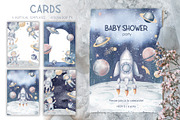 Watercolor Space Pastel Clipart Set, an Illustration by Alisles (Thumbnail 8 of 12)