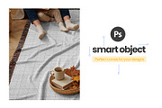 Autumn Woven Blanket Mockup Bundle, a Household Mockup by Mockups Studio (Thumbnail 3 of 9)