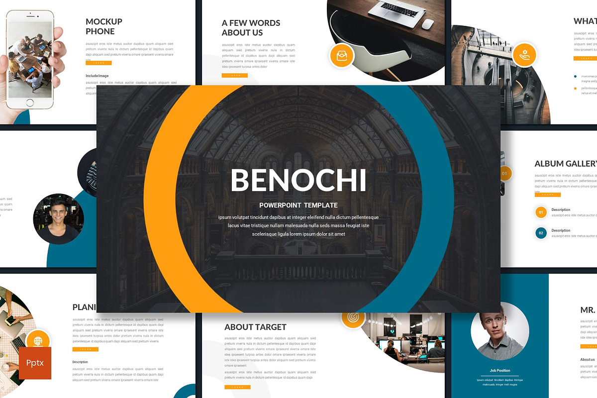 Benochi - Powerpoint Template, a Presentation Template by inspirasign (Photo 1 of 4)