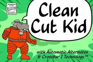 Clean Cut Kid - Friendly Comic Font