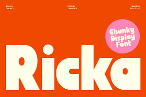 Ricka - Bold Sans Display Font
