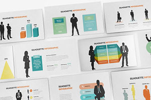 Silhouette Infographic Powerpoint