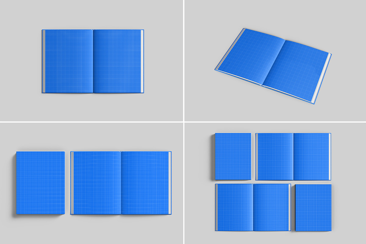 Coffee Table Book Mockup - 9 views, a Books & Magazine Mockup by Illusiongraphic (Photo 15 of 25)