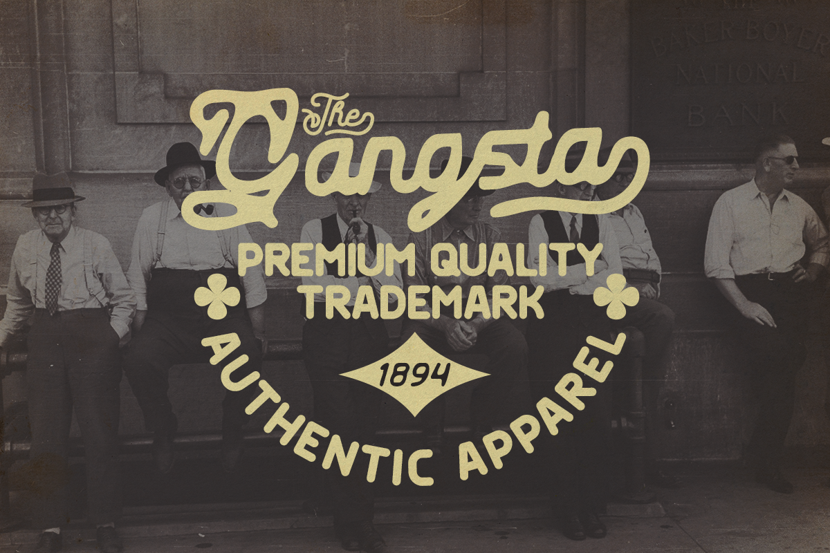 Leather Necks - Vintage Font Duo, a Script Font by Dharmas Foundry (Photo 7 of 13)