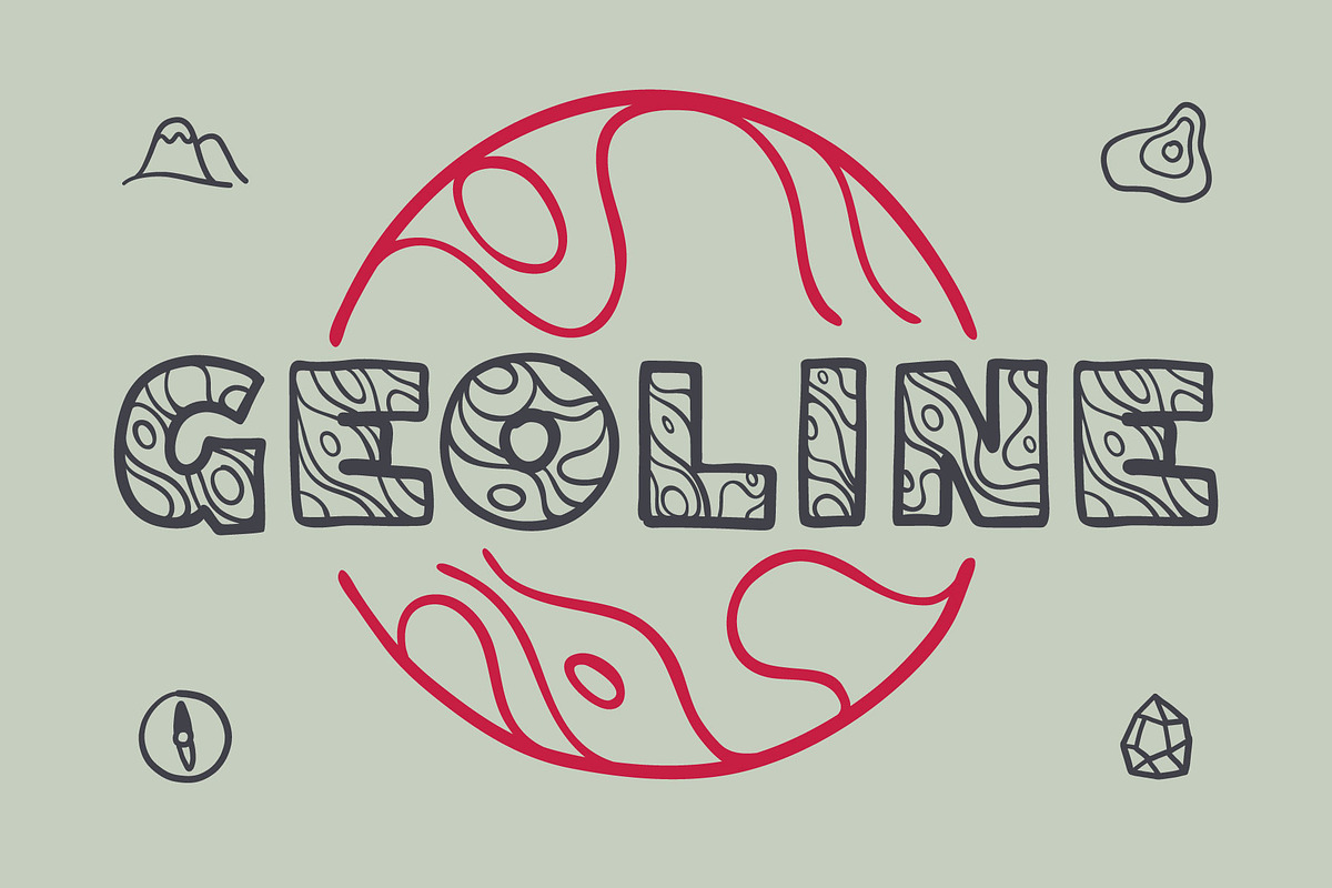 Geoline font