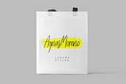 Magnetta - Handwritten Luxury Font, a Script Font by Designova® (Thumbnail 2 of 7)