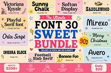 Sweet Font Mega Bundle