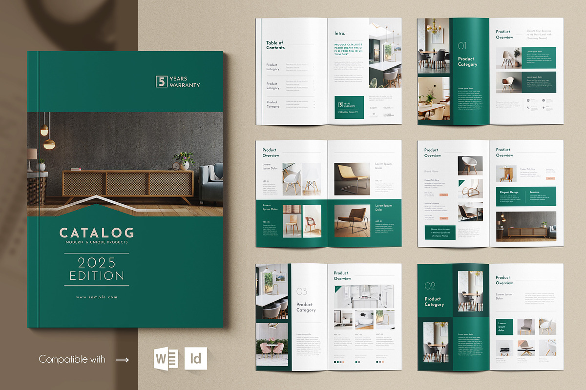 Elegant Catalog Template, a Brochure Template by BrochuresFactory (Photo 6 of 8)