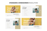 Simple & Cool PowerPoint Template 2, a Presentation Template by Wipavee (Thumbnail 3 of 5)
