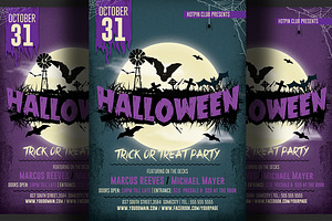 Halloween Party Flyer 2 DOLLARS ONLY, a Flyer Template by Hotpin