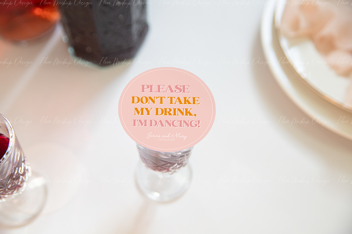 Don't Take My Drink Coaster Mockup, a Product Mockup by ILoveMockupDesign (Photo 3 of 10)