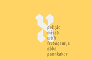 Bajern — A modern fraktur, a Blackletter Font by Hökis Bokstavsfabrik (Thumbnail 6 of 8)