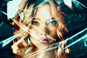 Glossy Wrap Portrait Photo Effect, a Brushes & More by studiogstock