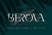 Berova || Modern Classy Serif Font, a Serif Font by Ermedia Studio (Thumbnail 1 of 10)