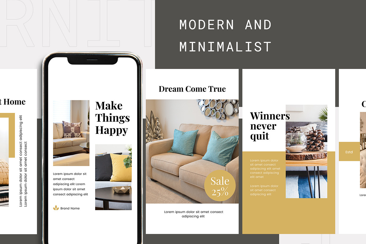 Canva Instagram Template Furnita, a Social Media Template by Lythcreative (Photo 3 of 6)