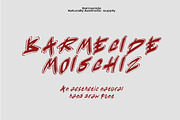 MOISCHIZ FONT, a Font by Barmecide Mockup Studio (Thumbnail 1 of 3)