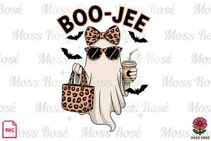 Boo-Jee Ghost with Accessories, a Graphic by Moss Rose