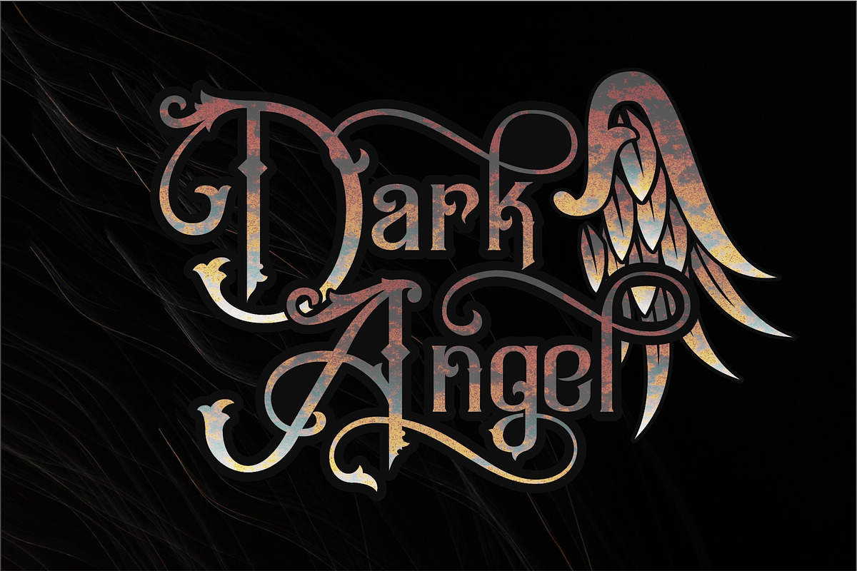 Black Savior Victorian retro Font, a Symbol Font by SHEILLA (Photo 4 of 18)