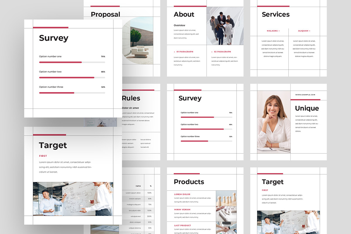 Clean Business Instagram Templates