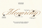 Monarchy Script, a Script Font by Romiecreative (Thumbnail 12 of 12)