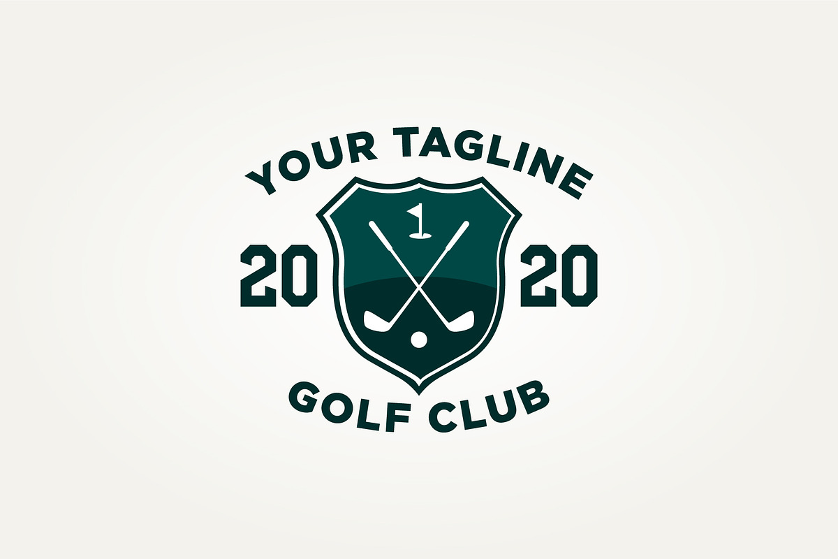 golf club and flag badge icon logo, a Branding & Logo Template by Blazybone (Photo 2 of 2)