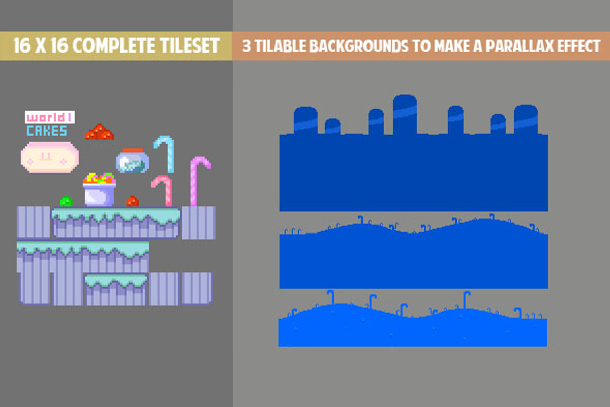 Plateformer GamePack 1, a Background Graphic by Fassous game assets (Photo 3 of 3)