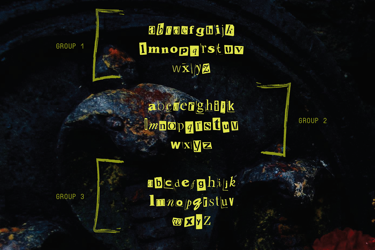 SKRAP, a Font by Atelier Hill & Co. (Photo 4 of 7)