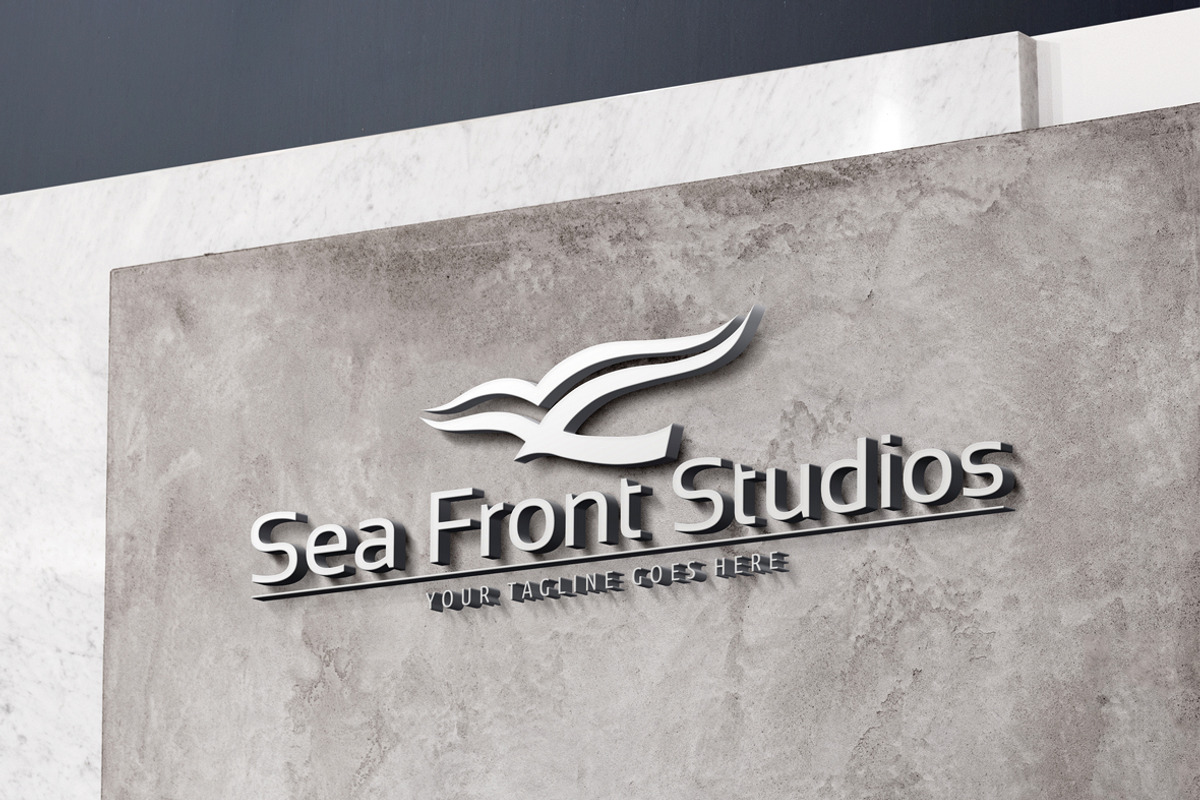 Sea Front Studios Logo, a Branding & Logo Template by k-project design (Photo 1 of 5)
