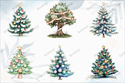 Cute Doodle Christmas Tree Sublimati, a Graphic by designcity5 (Thumbnail 2 of 5)