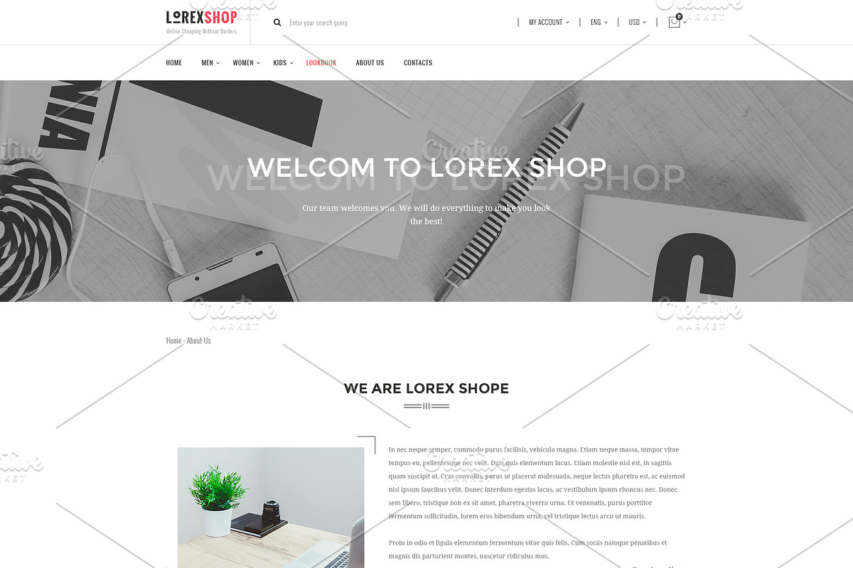 LOREX - E-commerce PSD Templates, a Websites & App Template by ArtStyles (Photo 16 of 26)