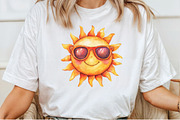 Kawaii Doodle Summer Clipart, an Illustration by Pixels.Craft (Thumbnail 6 of 7)
