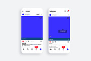 Instagram Template Mockup PSD, a Social Media Template by Dilshod Sobirov (Thumbnail 4 of 9)