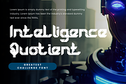 Greatest Challenge - Tech Font, a Sans Serif Font by 177Studio (Thumbnail 5 of 5)