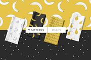 Fruits and abstract kids patterns, a Pattern Graphic by hanifa_design (Thumbnail 1 of 6)