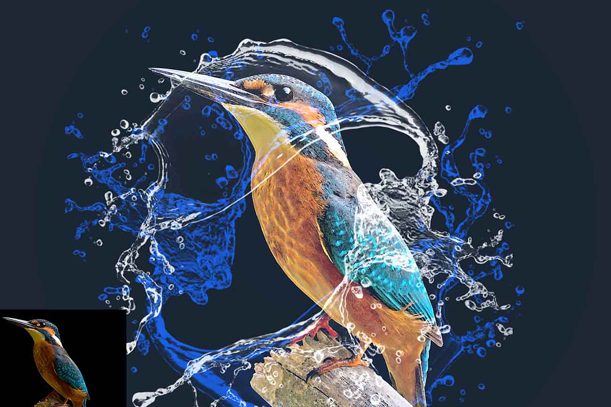 Water Splash Effect Photoshop Action, an Action Add-On by Studio Retouch (Photo 4 of 11)