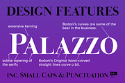 Bodoni Palazzo, a Font by California Type Foundry (Thumbnail 4 of 9)