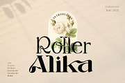 Roller Alika, a Serif Font by alit design (Thumbnail 1 of 14)