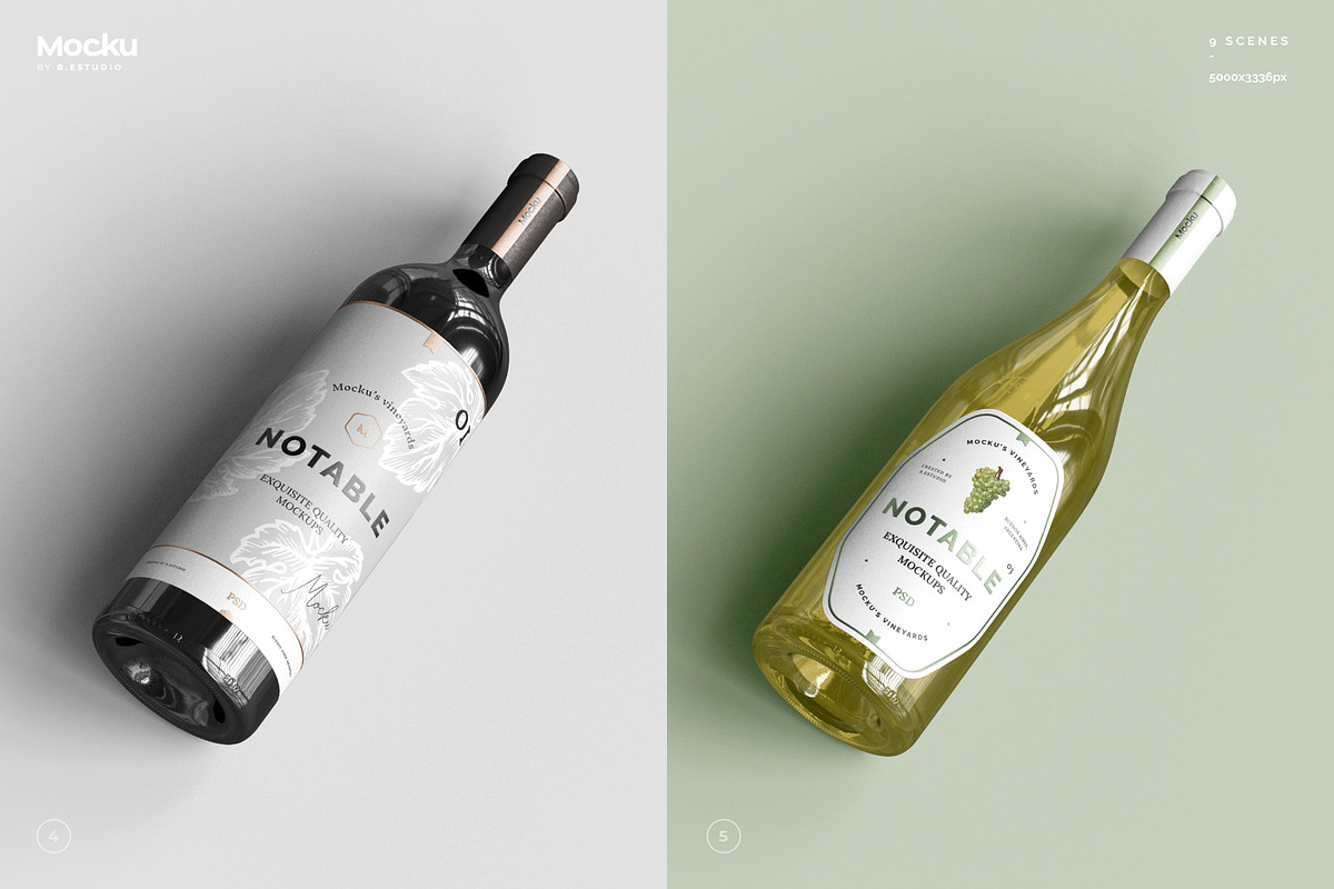 Notable - The Wine Bundle, a Packaging Mockup by Mocku (Photo 4 of 17)